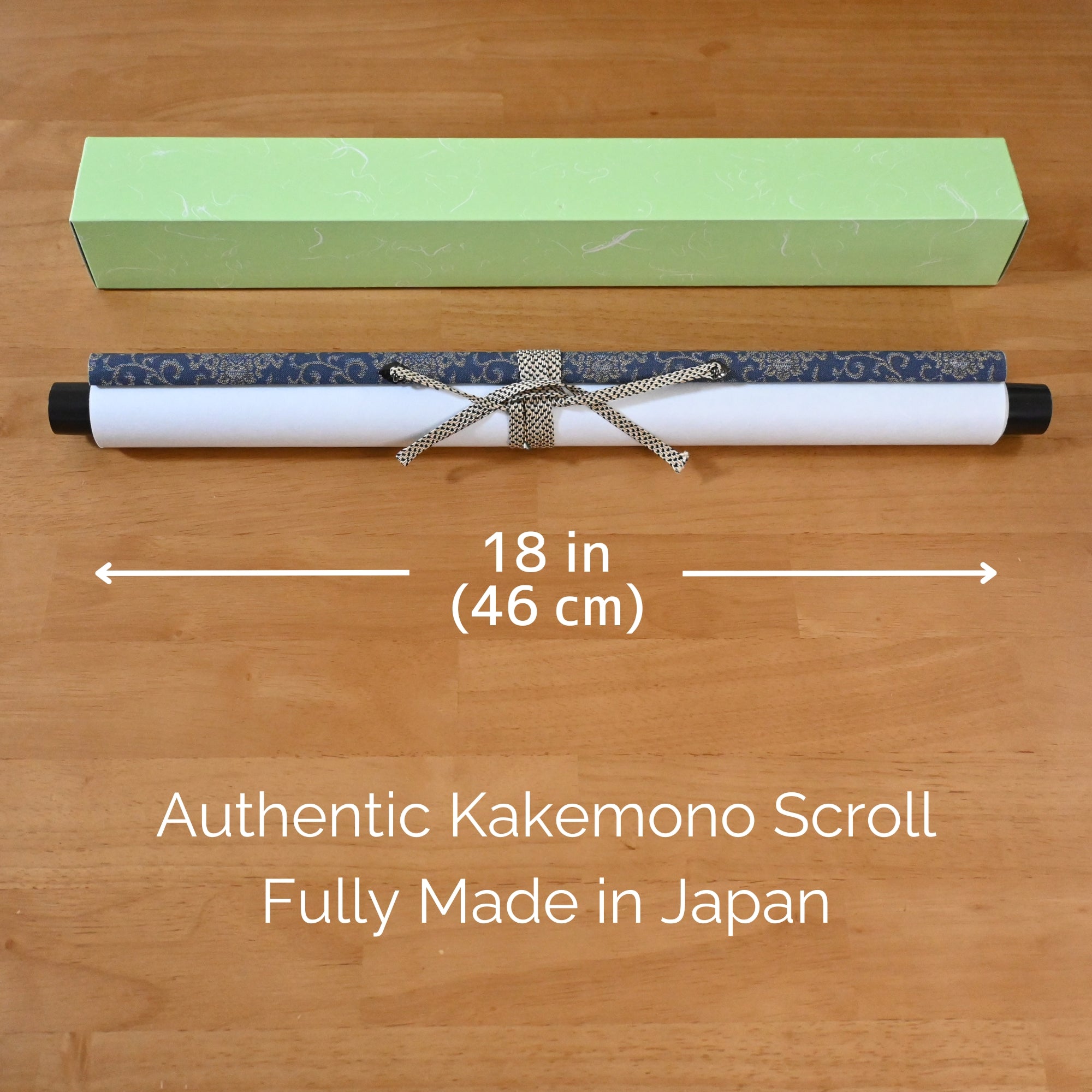 Pendurador de Parede Kakemono Dragão Japonês – Dragão Azul Ascendente