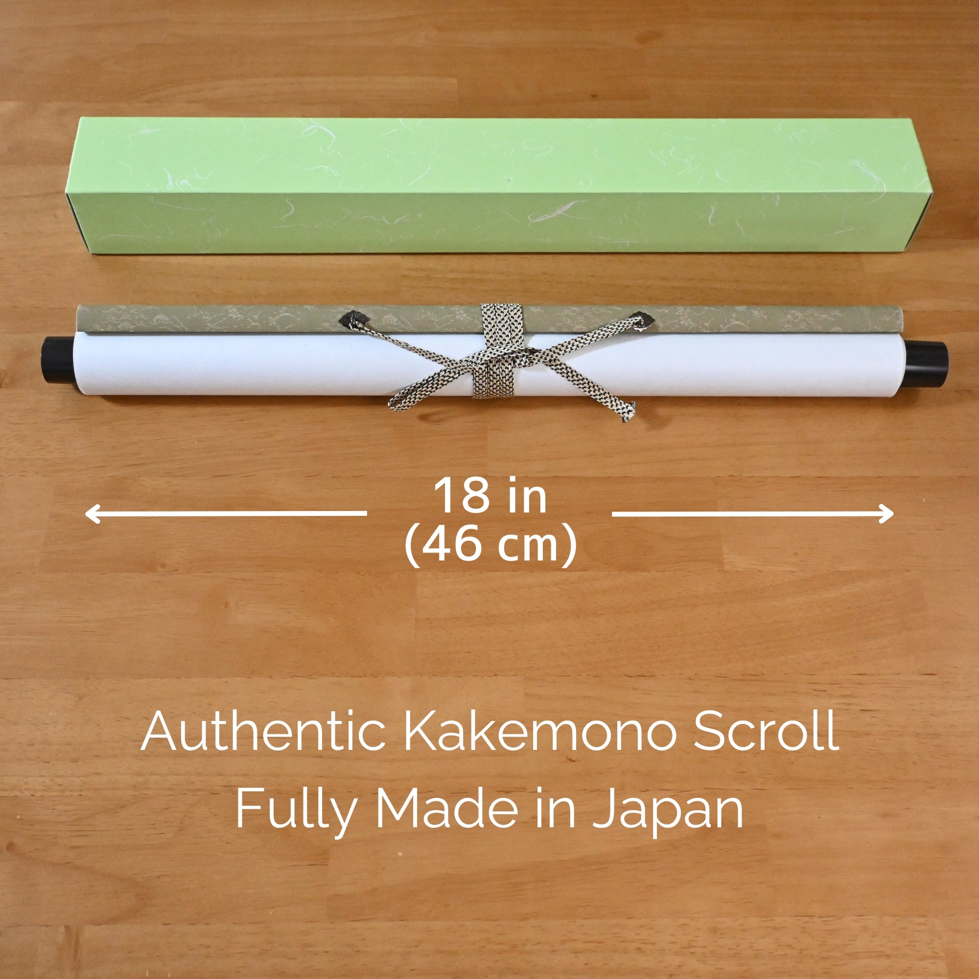 Pergamino japonés Ichiban Tiger Kakemono – Tigre caminando en bambú