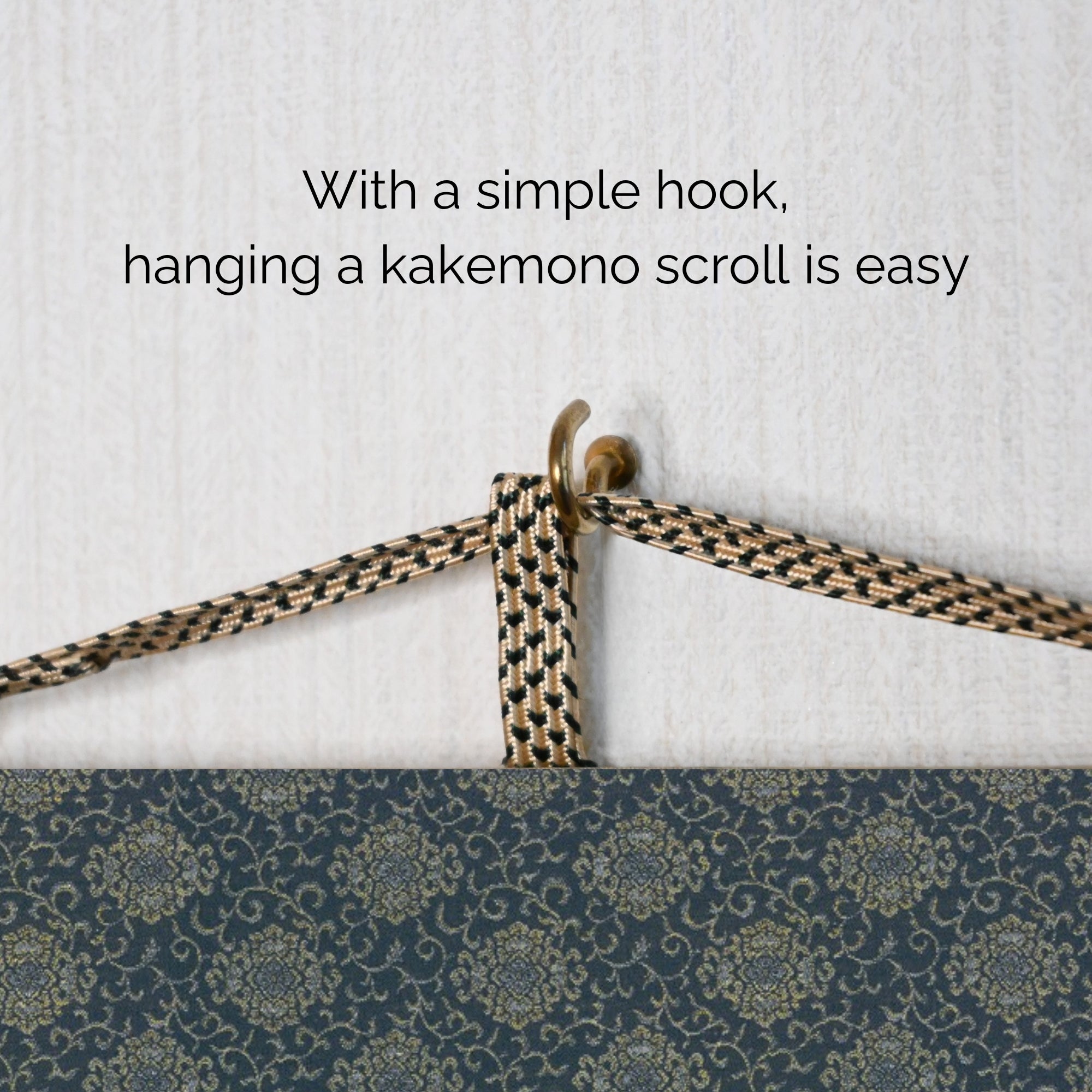 Pendurador de Parede Kakemono Dragão Japonês – Dragão Azul Ascendente