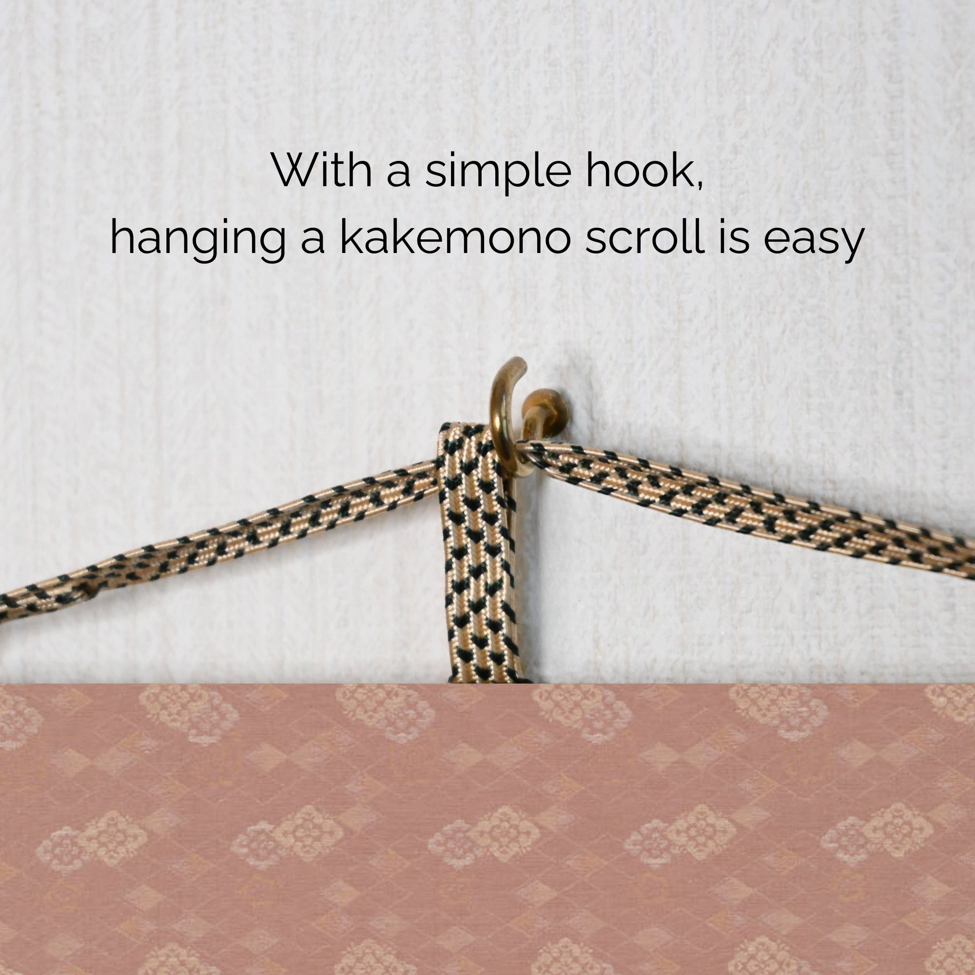 Póster de pared de pergamino japonés de anime Sakura – Mujer con kimono y el Monte Fuji