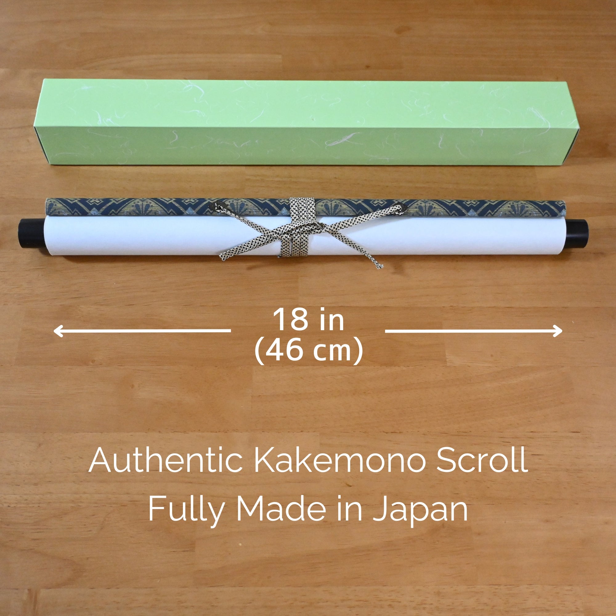 Póster de Pared Kakemono de Samurái Japonés – Samurái de Pie con Armadura 