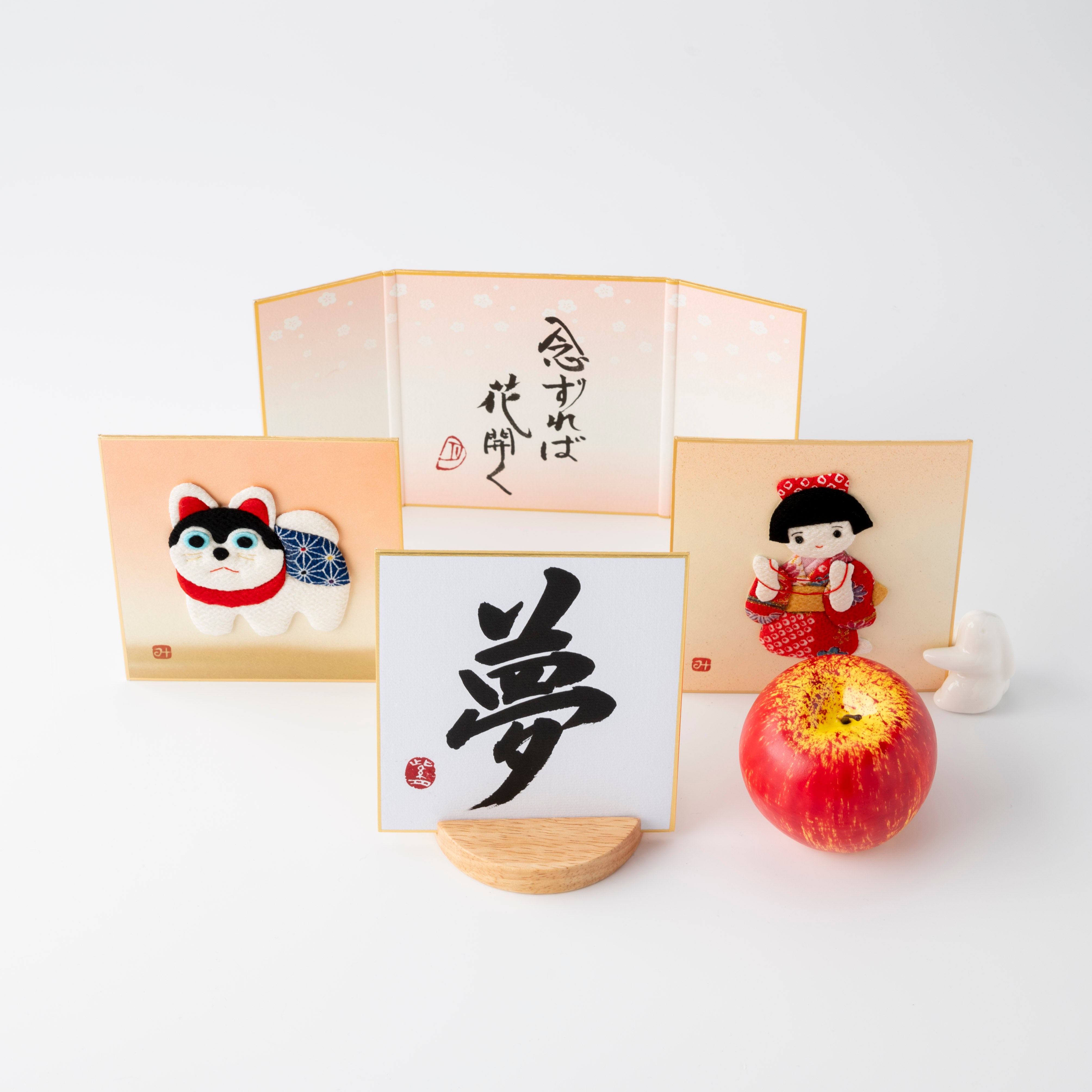 Produit groupé: "Dream" sur le thème - illustrations de tissu Shodo et surélevées, Design 2