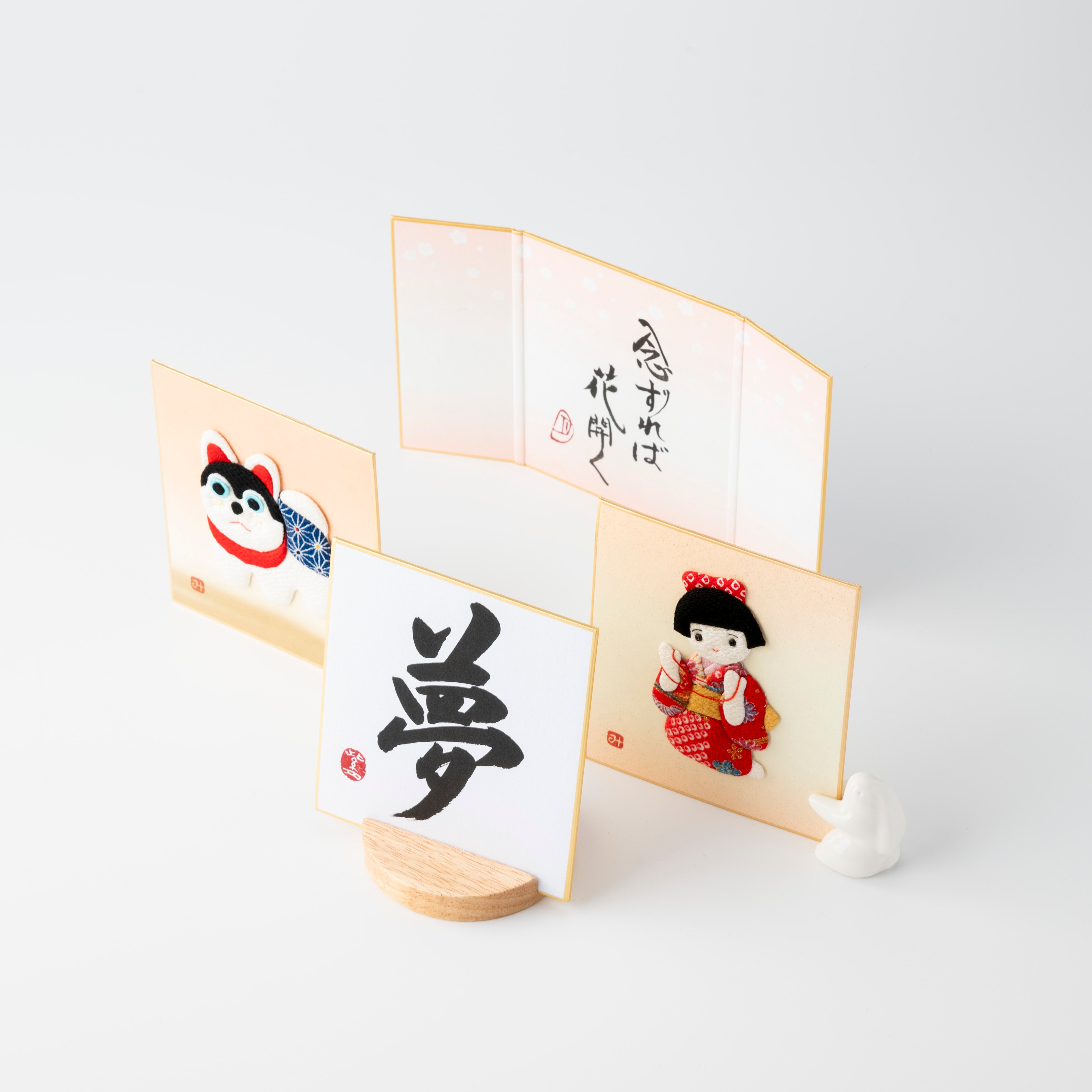 Produit groupé: "Dream" sur le thème - illustrations de tissu Shodo et surélevées, Design 2